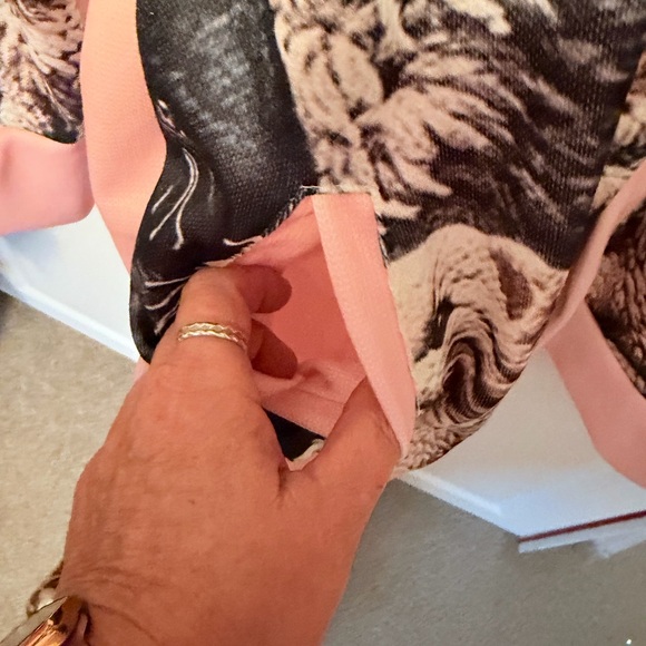 Pink Cat Print Hoodie - Picture 2 of 5